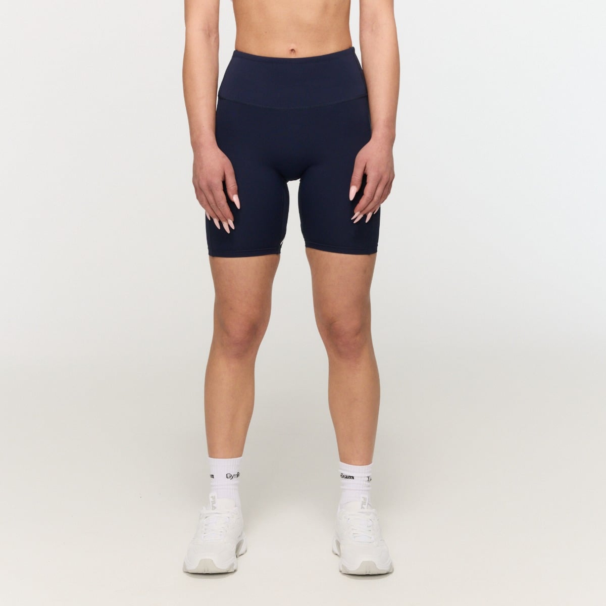Women‘s Varsity Shorts Blue - GymBeam