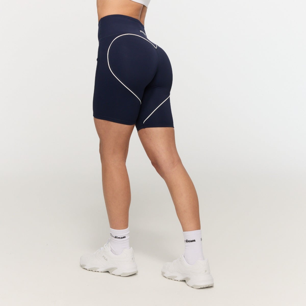Women‘s Varsity Shorts Blue - GymBeam