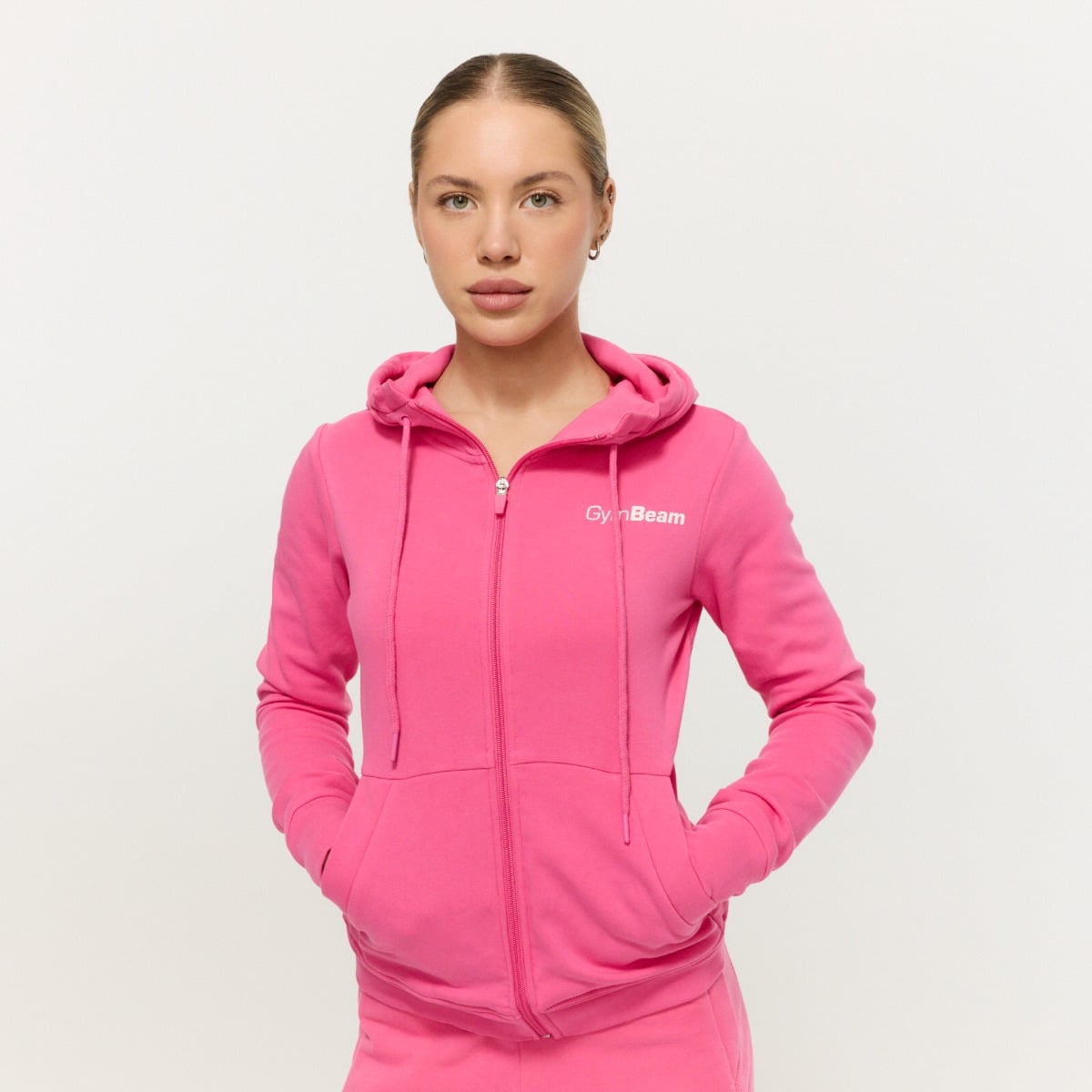 Women‘s Limitless Zip Up Hoodie Dragonfruit - GymBeam