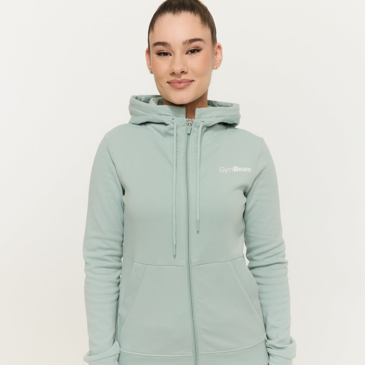 Women‘s Limitless Zip Up Hoodie Eucalypt - GymBeam