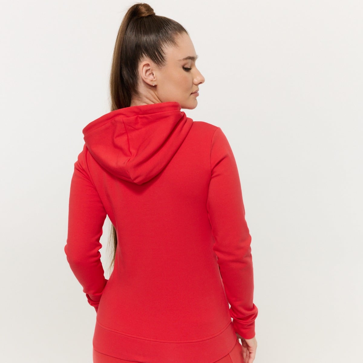 Women‘s Limitless Zip Up Hoodie Hot Red - GymBeam
