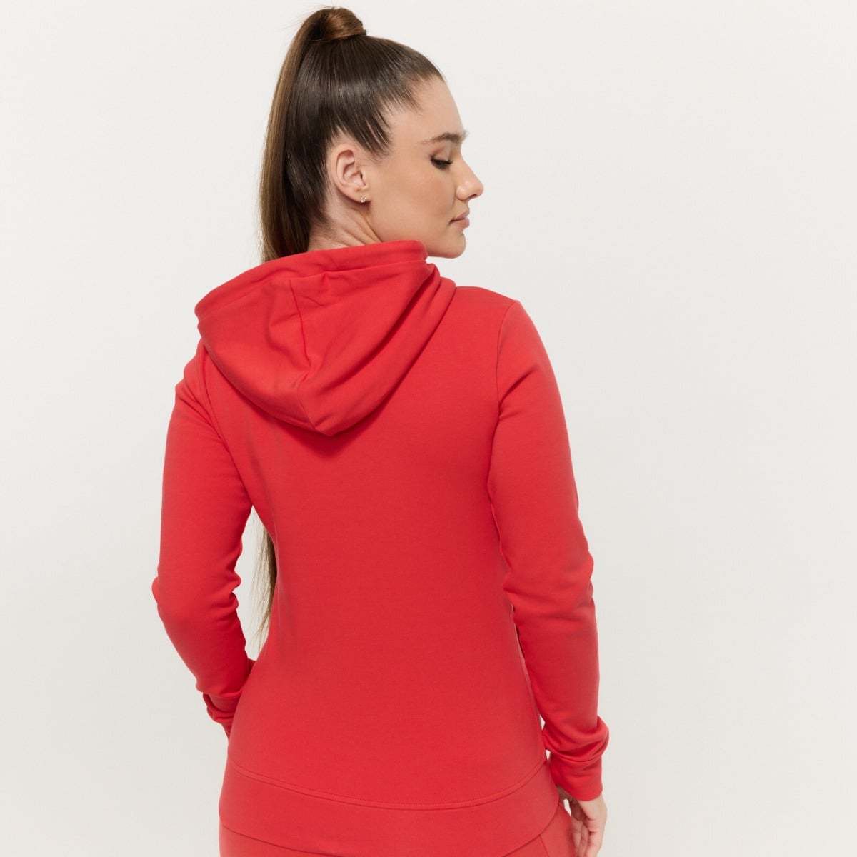 Women‘s Limitless Zip Up Hoodie Hot Red - GymBeam
