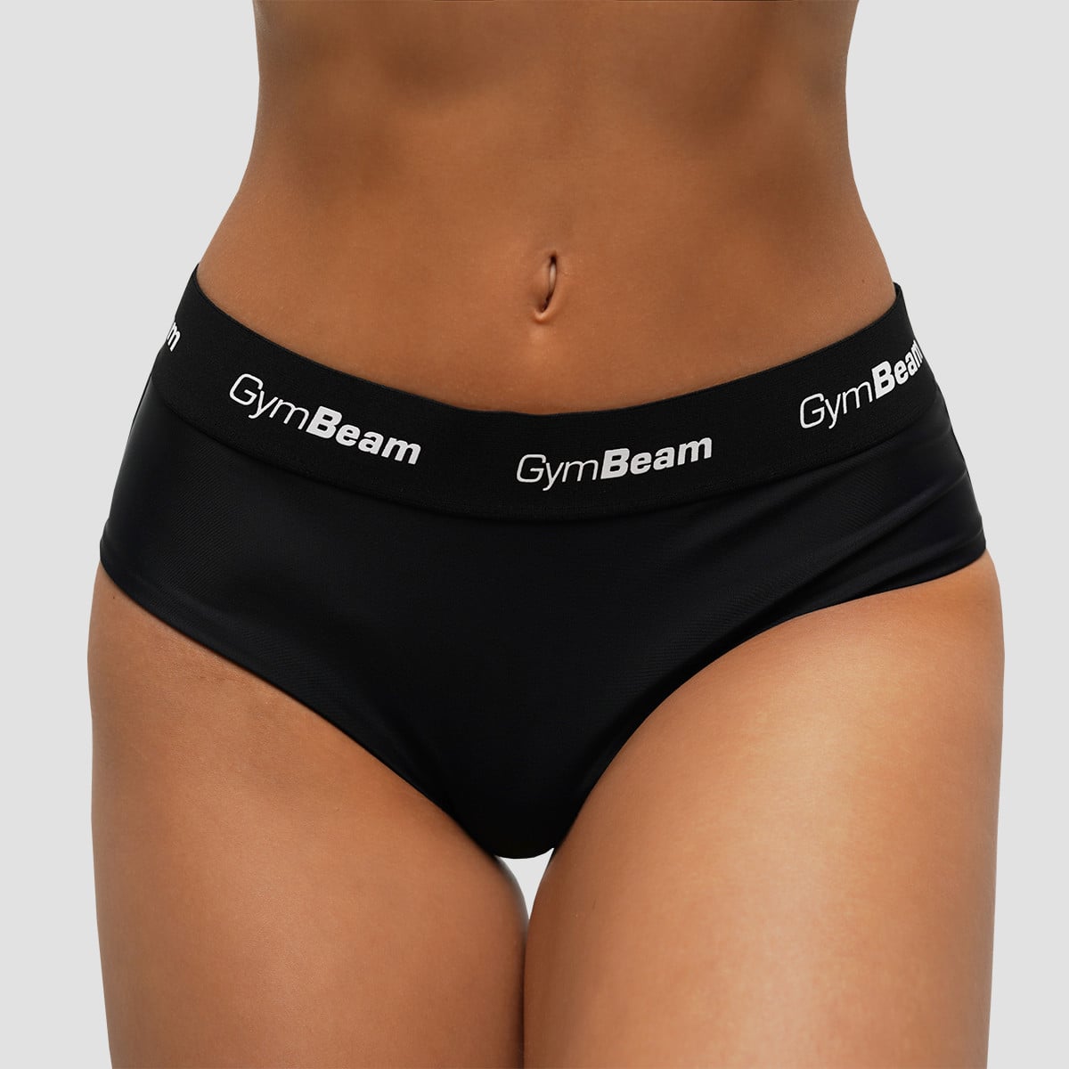 Sporty Bikini Bottoms Black - GymBeam