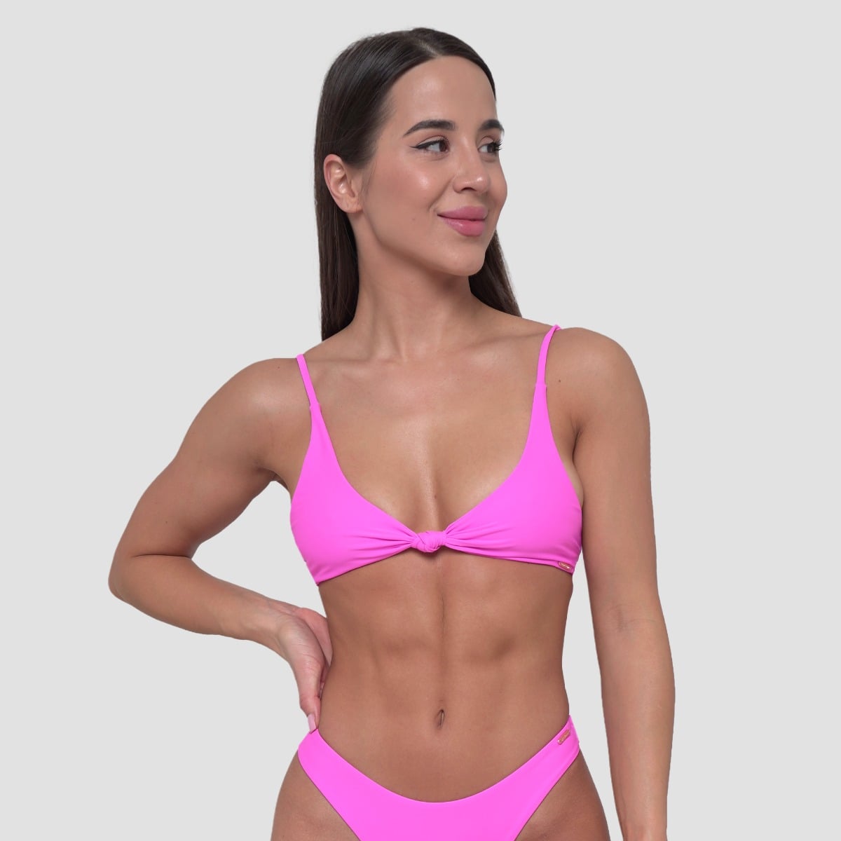 Women‘s Bikini Top CURACAO Pink - GymBeam