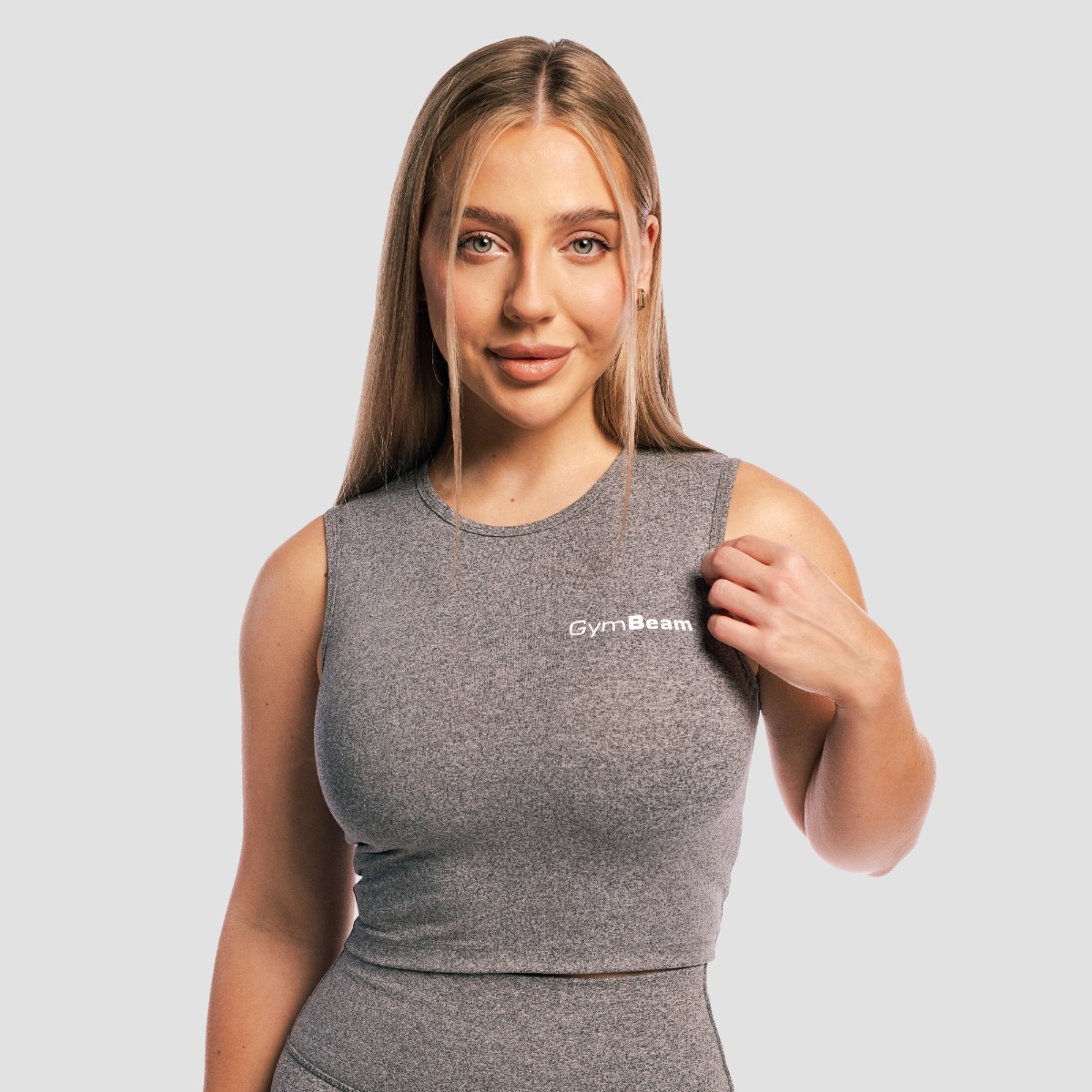 Women‘s Core Crop Top Storm - GymBeam