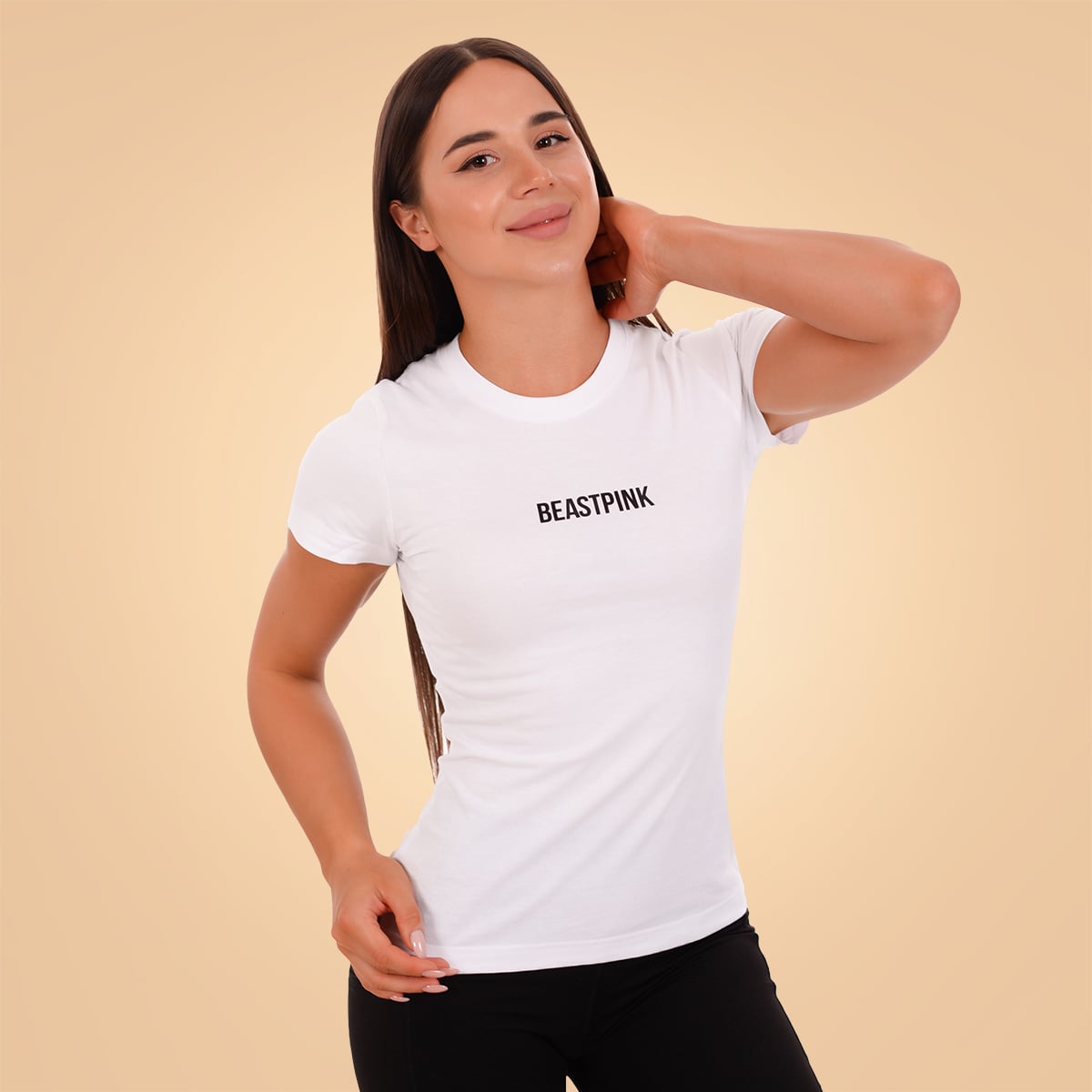 Women‘s Daily T-Shirt White - BeastPink
