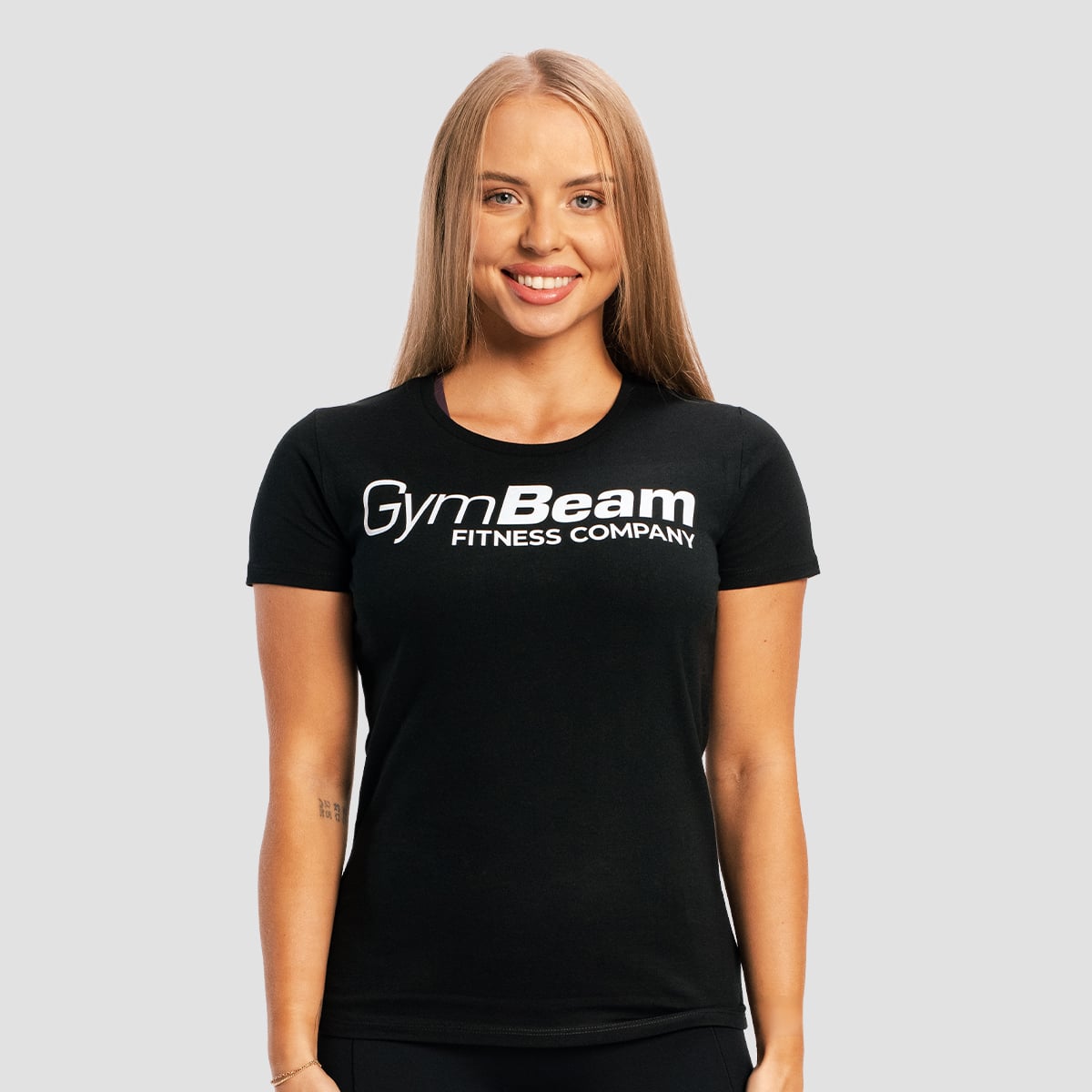 Women‘s Fitness T-shirt Black - GymBeam