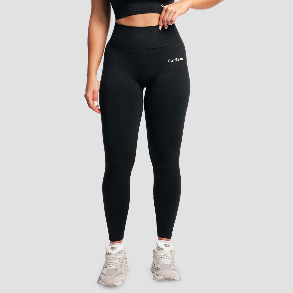 Women‘s FLO Leggings Graphite - GymBeam