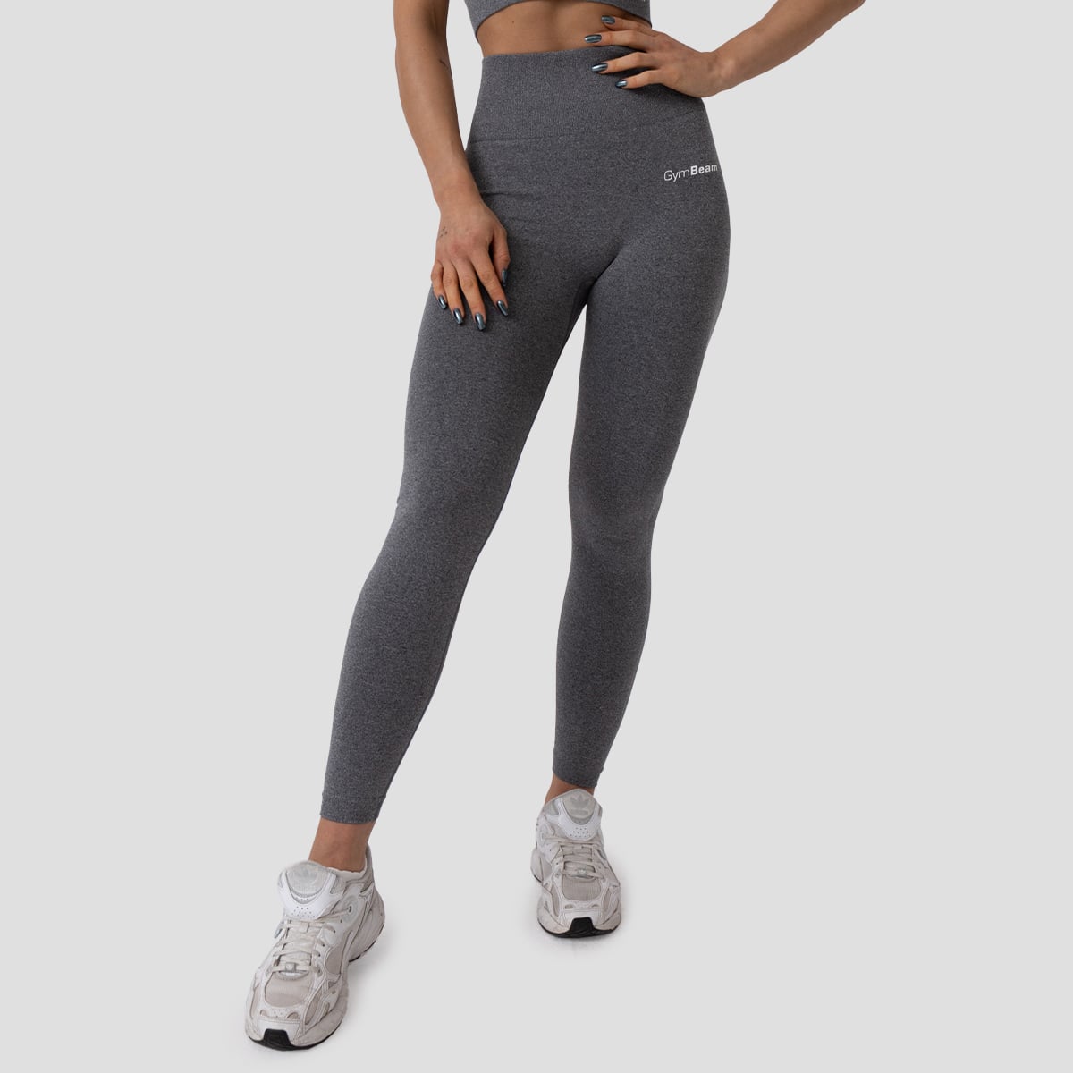 Women‘s FLO Leggings Grey - GymBeam