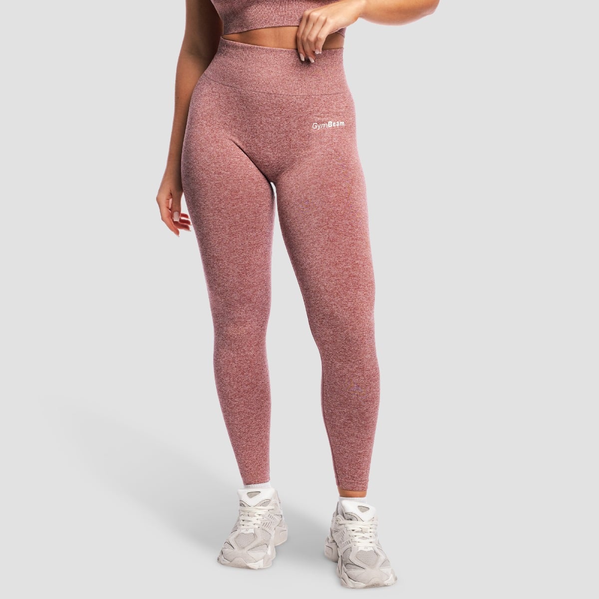 Women‘s FLO Leggings Mauve - GymBeam