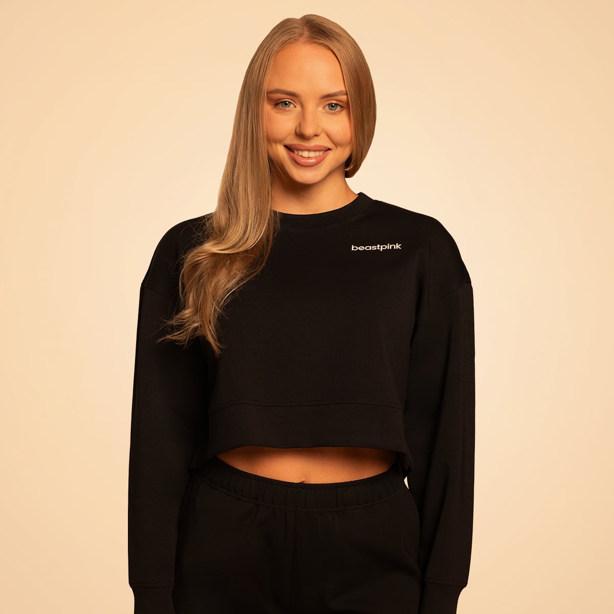 Women‘s Grace Sweatshirt Black - BeastPink
