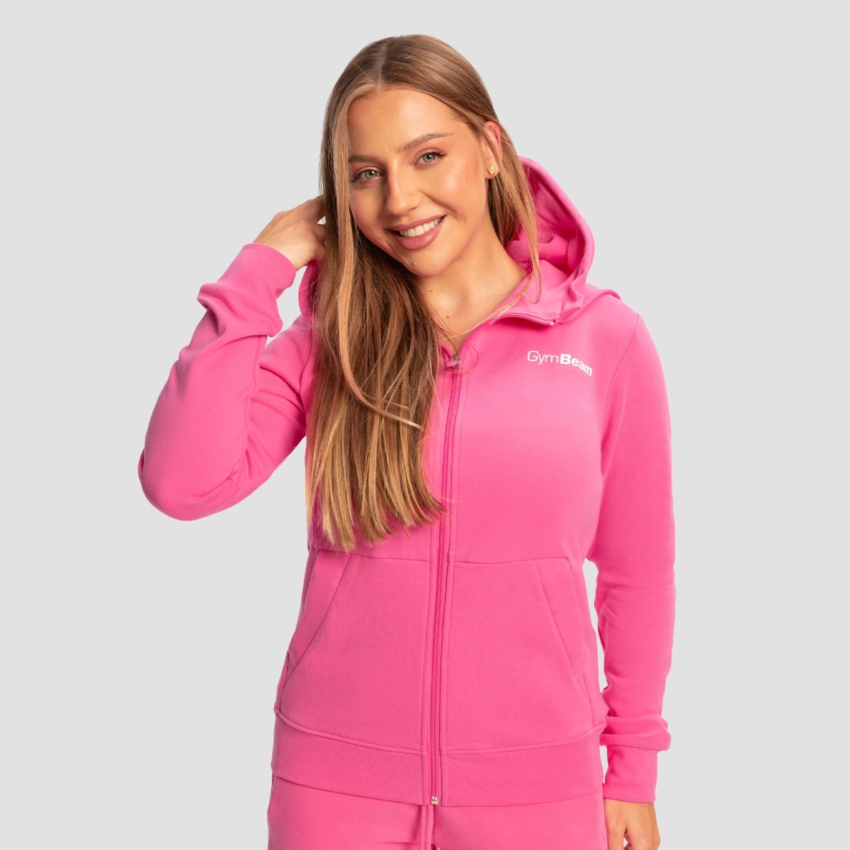 Women‘s Limitless Zip Up Hoodie Dragonfruit - GymBeam