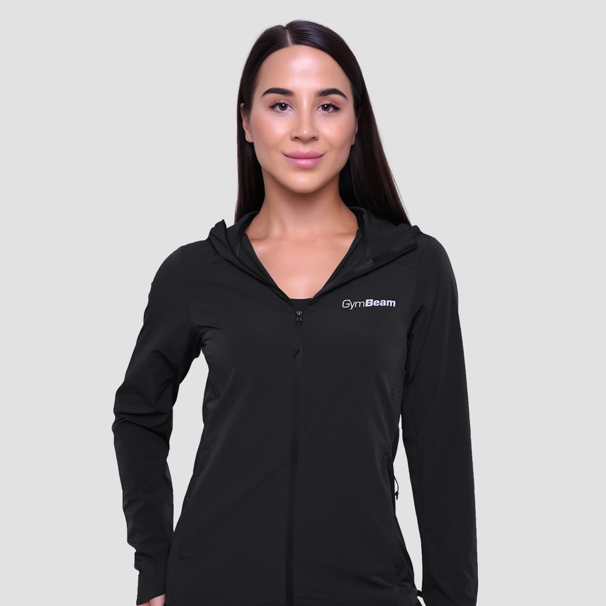 Women‘s Pulse Running Jacket Black - GymBeam