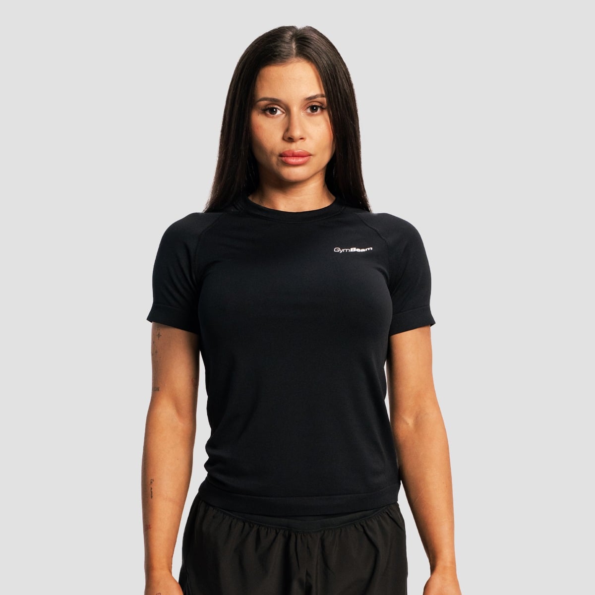 Women‘s Pulse X Running T-shirt Black - GymBeam