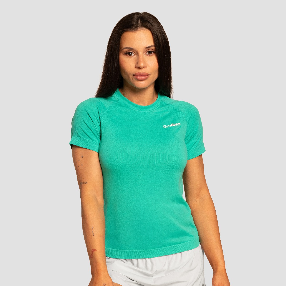 Women‘s Pulse X Running T-shirt Green - GymBeam