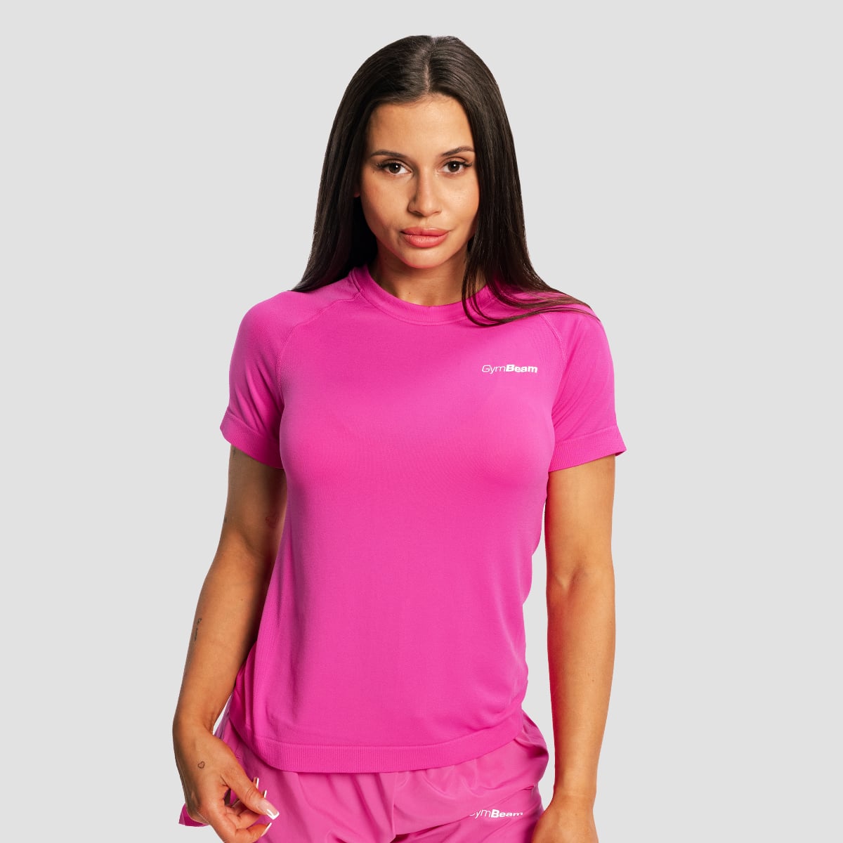 Women‘s Pulse X Running T-shirt Purple - GymBeam