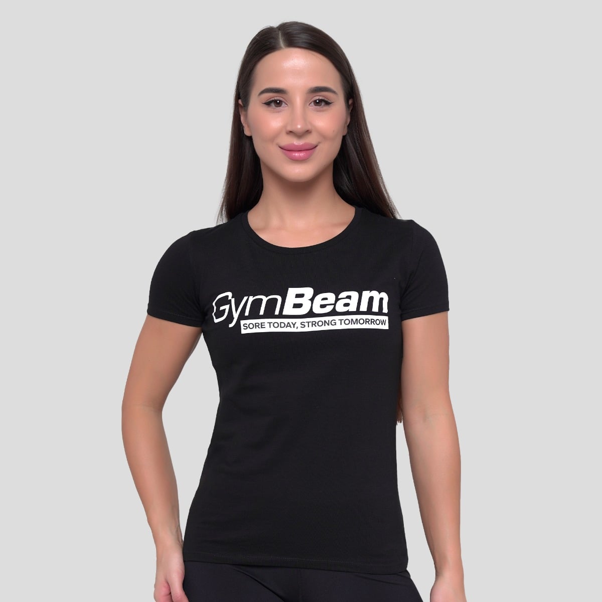 Women‘s Strong Tomorrow T-Shirt Black - GymBeam