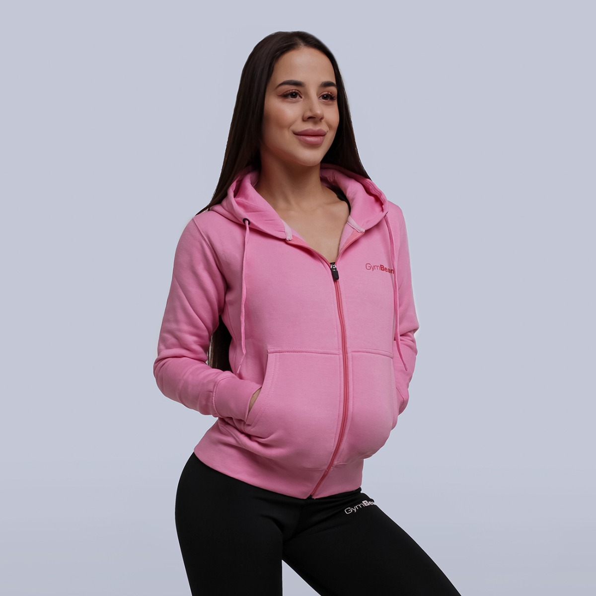 pink gym jacket
