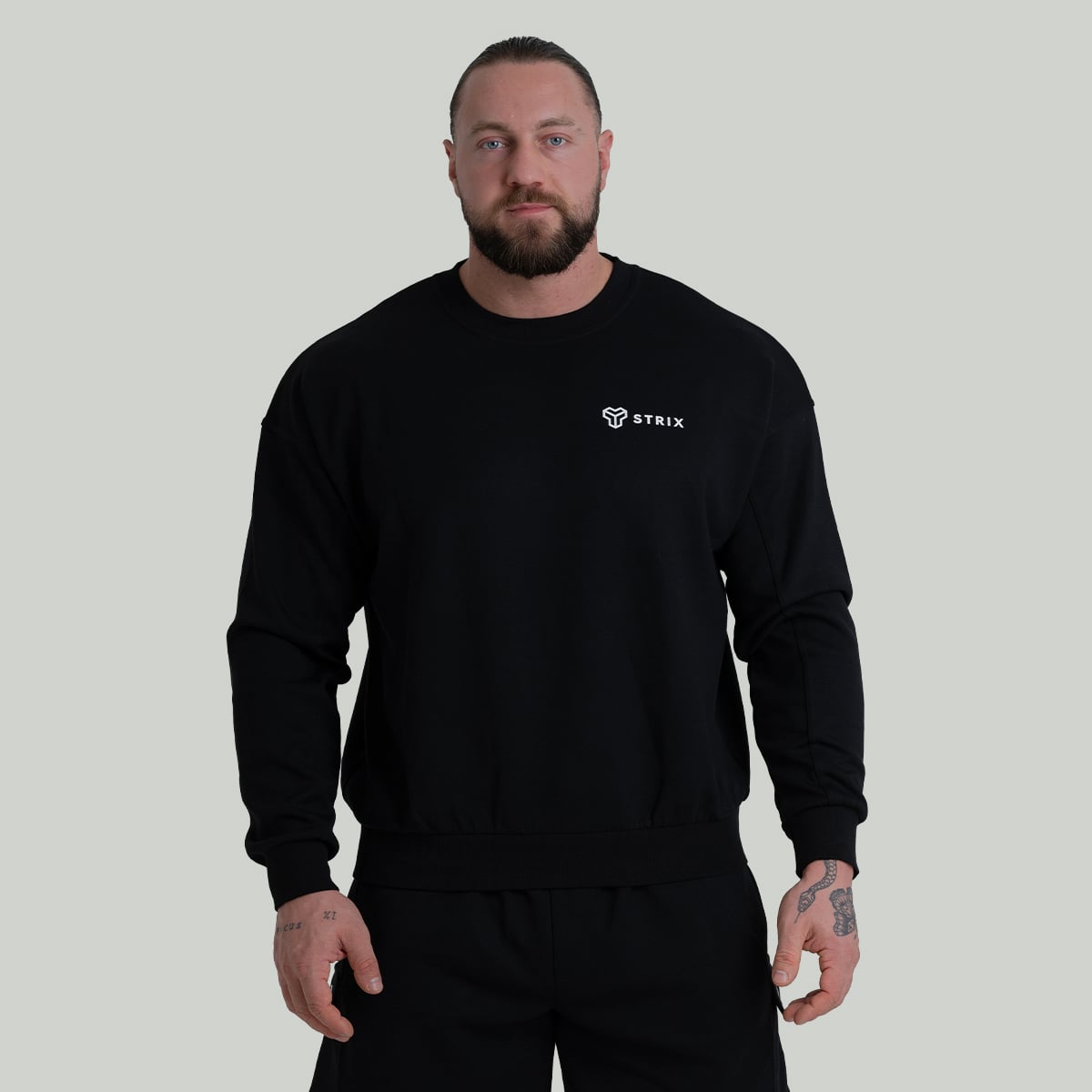 ZOA Relaxed Sweatshirt Black - STRIX