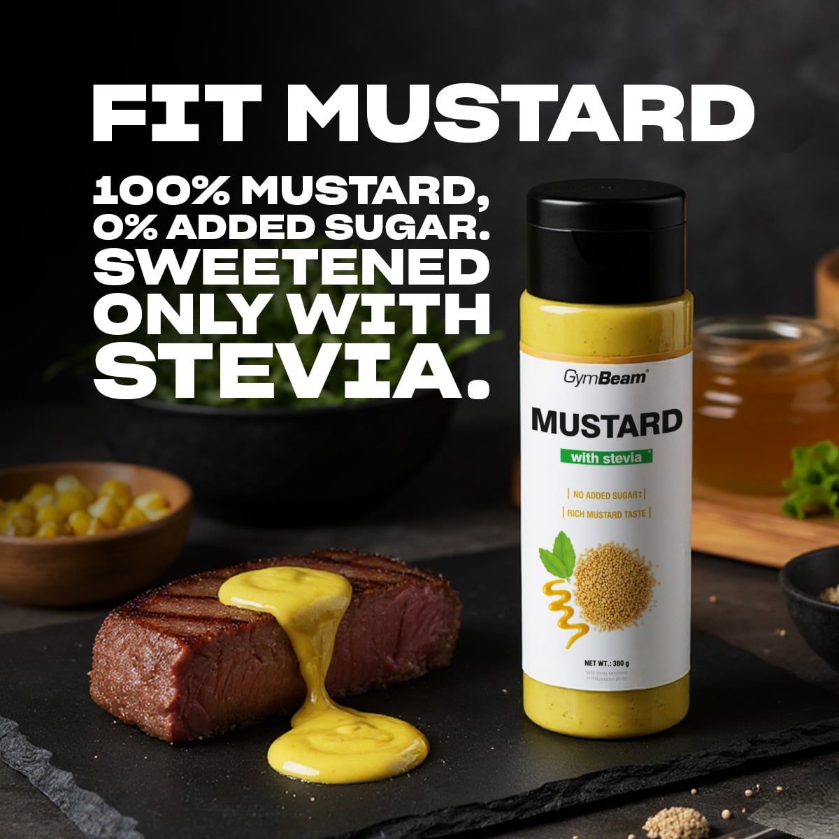 Mustard with stevia