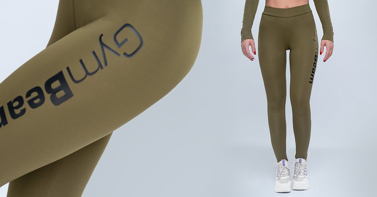 Women's leggings Advanced Olive - GymBeam