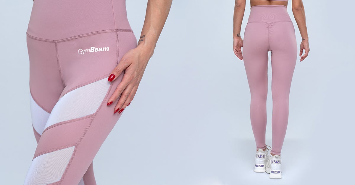 Women's leggings Fave Dusty Rose - GymBeam