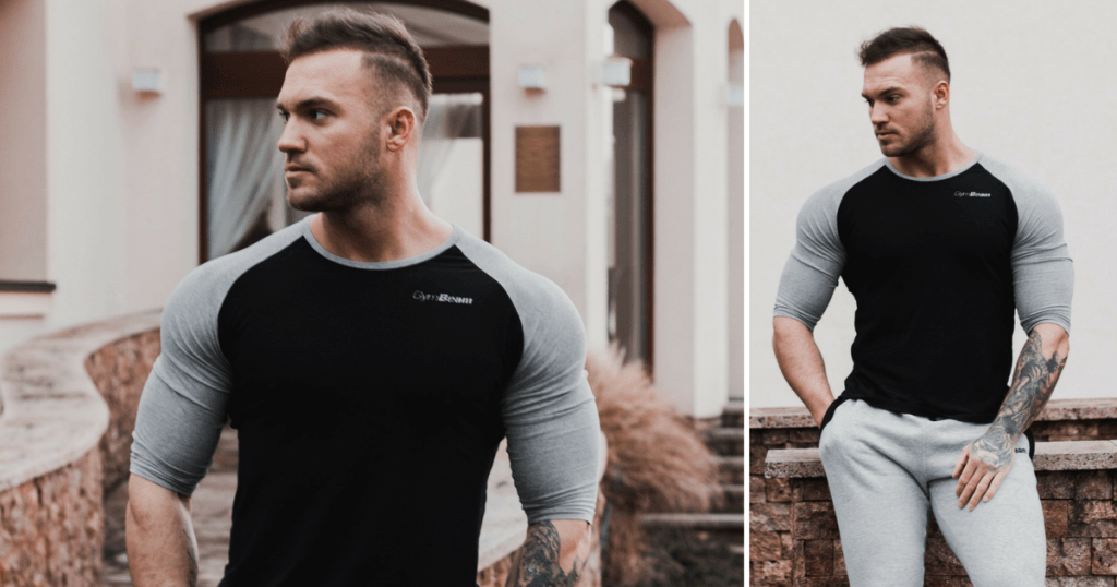 T-shirt Fitted Sleeve GymBeam