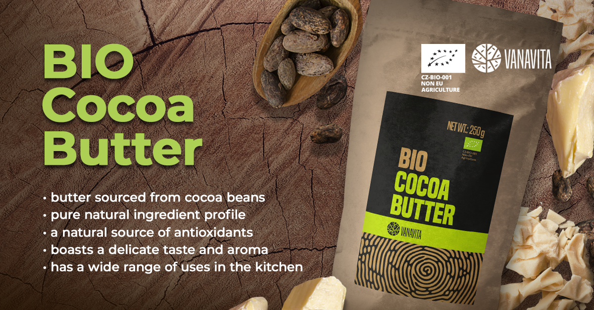 BIO Cocoa Butter - VanaVita