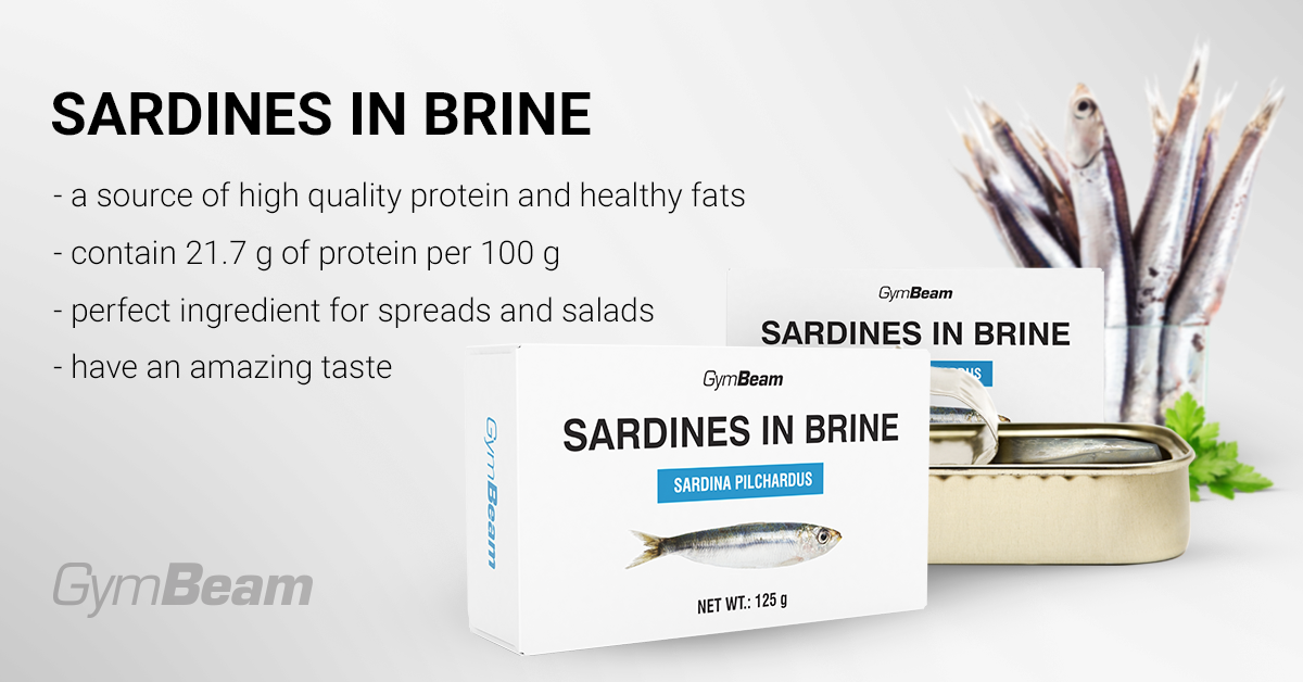Sardines In Brine - GymBeam