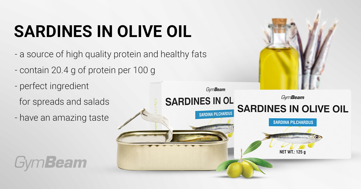 Sardines In Olive Oil - GymBeam