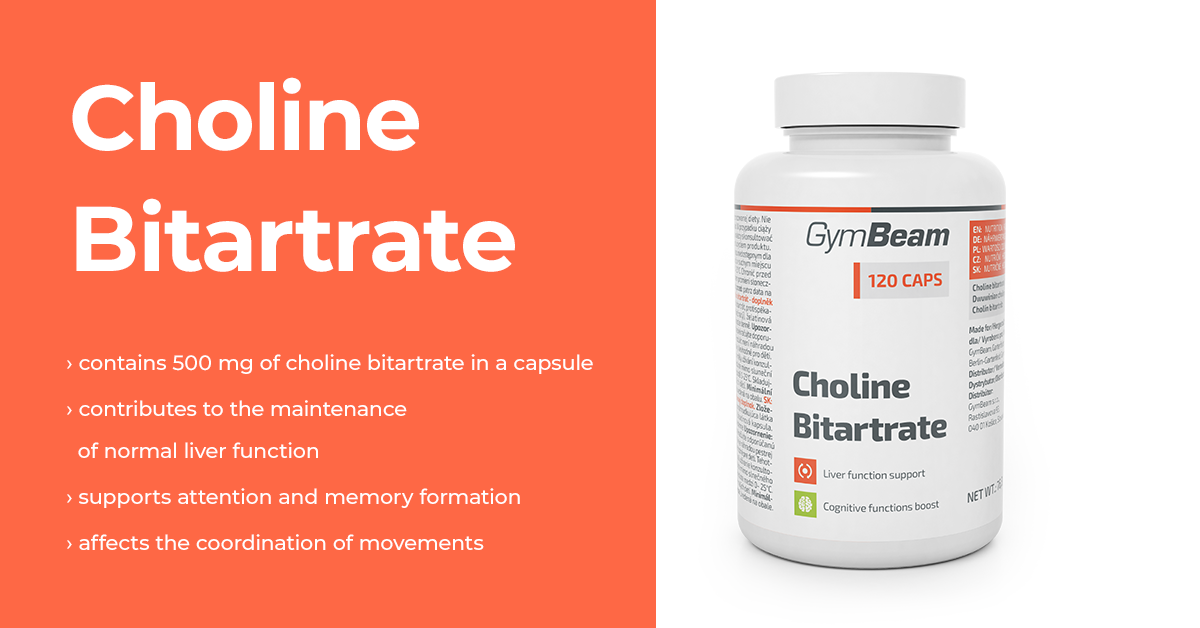 Choline Bitartrate - Gymbeam