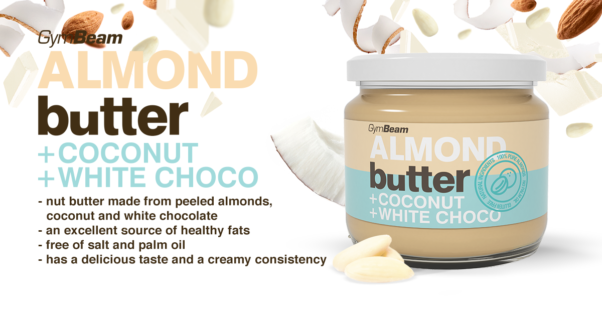 Almond Butter with Coconut and White Choco - Gymbeam