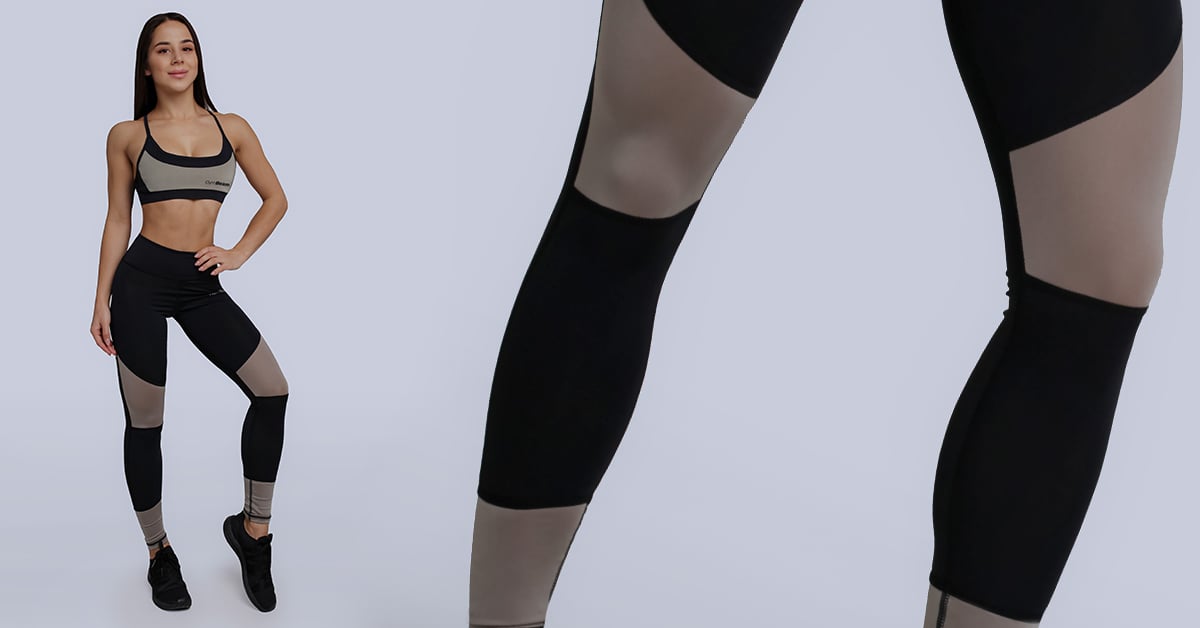 Women's Mesh Leggings Black - GymBeam