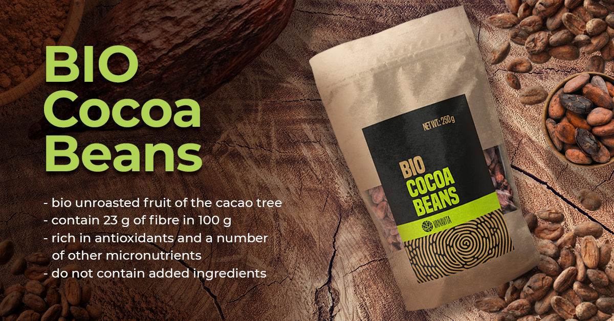 BIO Cacao Beans - Gymbeam