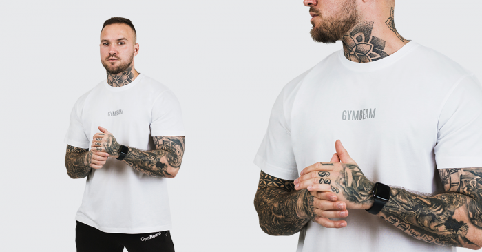 FIT T-Shirt White - GymBeam