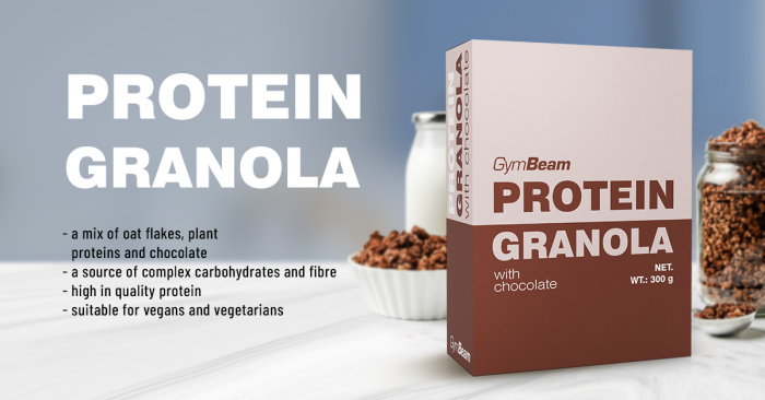 Protein Granola with Chocolate - Gymbeam